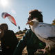 Illustration for article titled Parahawking: An Actual Sport That Mixes Paragliding And GIANT BIRDS